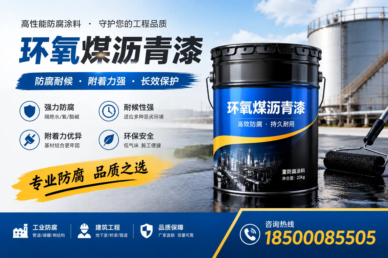 如何选择适合的环氧煤沥青漆？广安市场选型指南